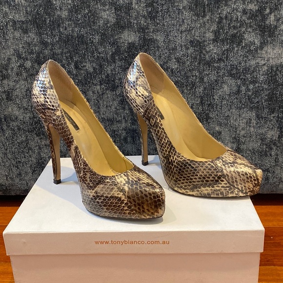Tony Bianco Shoes - Tony Bianco Python Stilettos